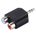 25Pcs Rca Female To 3.5 Mm Male Jack Audio Y Adapter