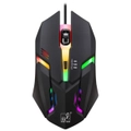 K2 USB LED Backlight 1600DPI Three-speed Adjustable Wired Optical Gaming Mouse, Length: 1.3m