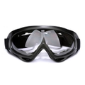 2 Pcs Motorcycle Parts Goggles Anti-UV Goggles Outdoor Windproof Glasses(Transparent)