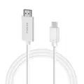 Philex 1.8m USB-C Male to HDMI Cable 4K Ultra HD for PC/Smartphones/Laptop WHT