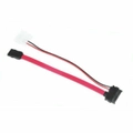 Astrotek Slim SATA Cable 50cm + 10cm 6 pins + 7 pins to 4 pins + 7 pins Red Colo