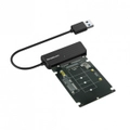 SIMPLECOM SA225 USB 3.0 to mSATA + M.2 NGFF B Key 2 In 1 Combo Adapter