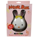 Aussie Baby Nursery Sound Soother Music Box Night Light - Bunny