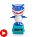Shark Solar Dancer Fun Solar Powered Flip Flap Car Home Desk Swing Toy Gifts