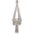 1pce 100cm Drop Chunky Thick Macrame Pot Plant Hanging Holder 1 Tier Hand Made