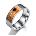 2Pcs NFC Multifunctional Waterproof Intelligent Ring Smart Digital Ring Gift Silver_9
