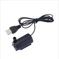 USB 1M Cable DC Mute 3V5V6V Mini Submersible Water Pump Horizontal black