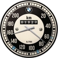 BMW Speedo Old School Retro Wall Clock Man Cave