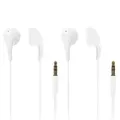 2PK iLuv White Bubble Gum 2 Earphones Headphones In-Ear for iPhone Android iPod