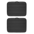2x Moki Transporter Hard Case Carry Bag Cover for 13.3in Inch Notebook/Laptop BK