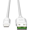 EFM 2m Lightning MFI-Certified to USB-A Cable Charging Cable for iPhone White