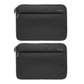 2PK Moki Transporter Sleeve Case Carry Bag for 13.3" Inch Notebook/Laptop Black