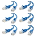 6PK Sansai 10M CAT5e Networking Patch Cable Ethernet Internet for PC/MAC Router