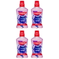 4x Colgate 500ml Plax IceFusion Wintermint Mouthwash Alcohol Free Oral Care