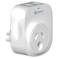 Sansai 2.1A 2xUSB Outlets Surge Protection Charger Adapter f/ iPhone/iPad/iPod