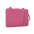 12-inch Waterproof Computer Bag Wear-resistant Shock-resistant Portable Female Notebook Take-out Bag-2#-Pink