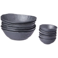 Shervin Verkil 12pc Rania Ceramic Soup/Laksa & Dipping Bowls Set- Gift Boxed