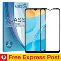 [2 Pack] Full Coverage OPPO A15 Tempered Glass Crystal Clear Premium 9H HD Screen Protector by MEZON (OPPO A15, 9H Full) – FREE EXPRESS