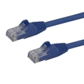 Star Tech 1.5m UTP Snagless Cat6 UTP Ethernet LAN Cable Patch Cord RJ45 Blue