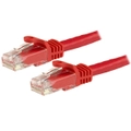 Star Tech 1.5m UTP Snagless Cat6 UTP Ethernet LAN Cable Patch Cord RJ45 Red