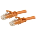 Star Tech 1.5m UTP Snagless Cat6 UTP Ethernet LAN Cable Patch Cord RJ45 Orange