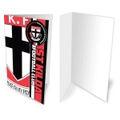 St Kilda Saints AFL Greeting Card with Team BADGE Birthday Christmas Fathers Mothers Day