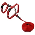 Rogz Alleycat Adjustable Cat Harness & Lead Set Red - 2 Sizes