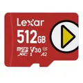 Micro SD Card Nintendo Lexar PLAY microSDXC UHS-I Class 10 U3 V30 A2 512GB 150MB/s