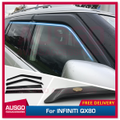 Luxury Weather Shields for INFINITI QX80 Z62 2015-2019 Weathershields Window Visors