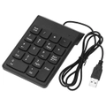 Wired USB Numeric Keypad Slim Mini Number Pad Digital Keyboard 18 Keys for iMac/Mac Pro/MacBook/MacBook Air/Pro Laptop PC