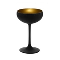 Stolzle Olympic Champagne Coupe 230ml Black/Gold X 6