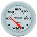 Auto Meter Ultra-Lite Series Water Temperature Gauge 2-5/8" Electric 100-250°F