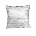 Pleats White 45x45 cm Square Filled Cushion by Accessorize