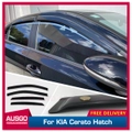 Luxury Weather Shields for KIA Cerato BD Hatch 2018-Onwards Weathershields Window Visors