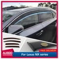 Injection Stainless Steel Weather Shields for Lexus NX Series 2014-2021 Weathershields Window Visors