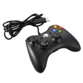 Cable Game Handle Dual Vibration Game Controller - BLACK