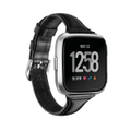 Smart Watch Strap Wrist Strap Top Layer Leather Slim Strap for Fitbit Versa Versa 2 Versa Lite-1