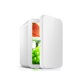 Car portable mini refrigerator Cosmetics refrigeration refrigerator - WHITE