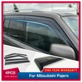 Injection Weather Shields for Mitsubishi Pajero 2000-Onwards Weathershields Window Visors