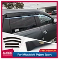 Injection Weathershields for Mitsubishi Pajero Sport QE & QF Series 2015-Onwards Weather Shields Window Visors