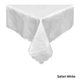Jacquard Table Cloth Safari White 150 x 220 cm