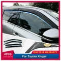 Weather Shields for Toyota Kluger 2013-2020 Weathershields Window Visors