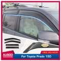 Weathershields for Toyota Landcruiser Prado 150 Series 2009-Onwards Weather Shields Window Visors