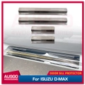 For ISUZU DMAX D-MAX Dual Cab 2020-Onwards Stainless Steel Scuff Plate Cover Door Sills Door Sill Protector