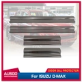 For ISUZU DMAX D-MAX Dual Cab 2012-2020 Stainless Steel Scuff Plate Cover Door Sills Door Sill Protector