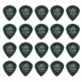 20 x Jim Dunlop Tortex Jazz 3 Pitch Black .50mm Guitar Picks III Free Post