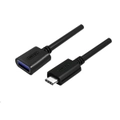 Unitek Y-C476BK 0.2m USB3.0 Type-C Male to USB-A Female, OD: 4.0mm, Colour: Black, Nickel Plated, Box Packaging [Y-C476BK]