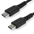 Star Tech 2m USB C Fast Charge&Sync Cable Aramid Fiber For iPad Pro/Android BLK