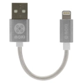 Moki 10cm Braided USB to Lightning MFI-Certified Sync/Charge Cable for iPhone