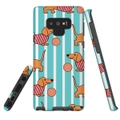 For Samsung Galaxy Note 9 Case Tough Protective Cover Dachshund Cute